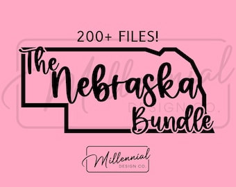 De Nebraska-bundel | Cornhuskers | Sticker | PNG | Cricut gesneden bestand | Afdrukbaar | Persoonlijk en commercieel gebruik