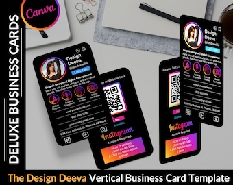 Instagram Business Card | Vertical IG | Luxury Card | Branding Unique | DIY Business Card | Influencer Biz Card | BC03