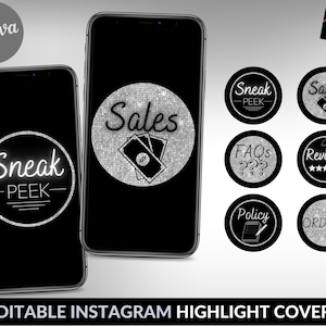 Diamond Instagram Highlight Covers | IG Templates | Instagram Icons | Hair Makeup Braid Lash Nails | ICH03