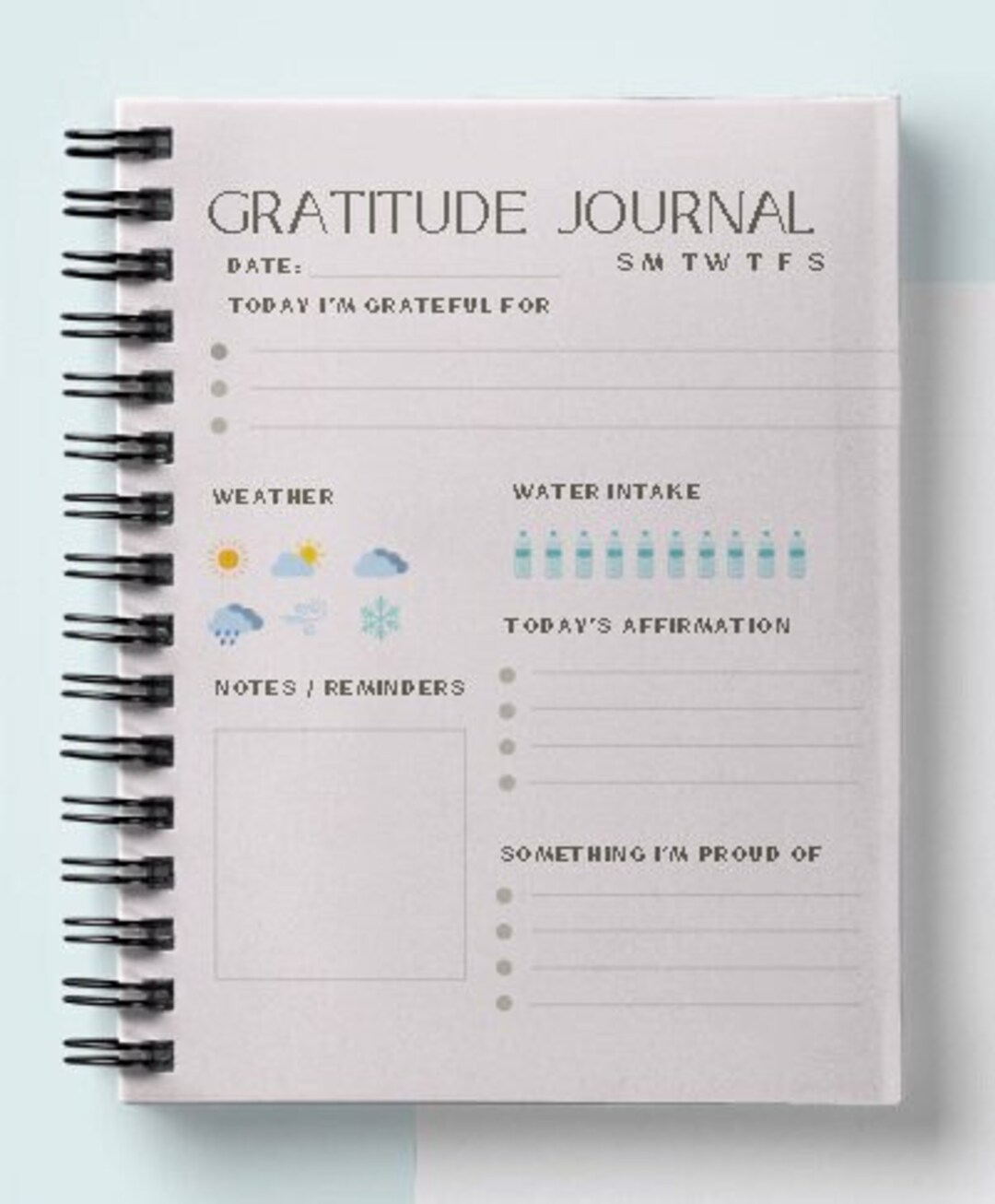 Gratitude Journal Printable - Etsy