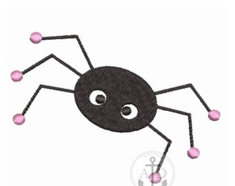 Spider Cute Machine Embroidery Design Instant Digital Download File 4x4