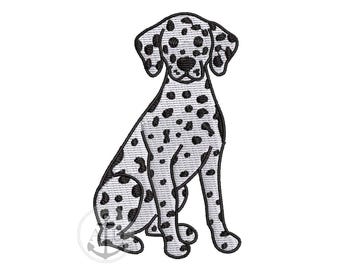 ミニチュアセラミック製ダルメシアン犬、寝そべった動物の赤ちゃん