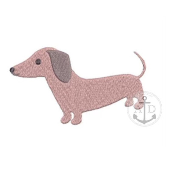 Dachsund Embroidery Design, Dachshund Embroidery, Animal Embroidery, Dog Embroidery Design