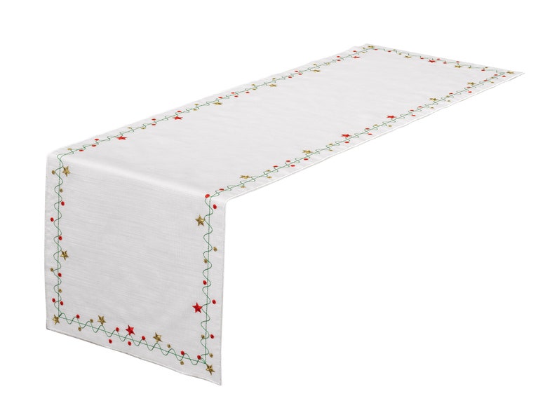 Christmas and Holiday Table Runners Colorful and Festive, Great for