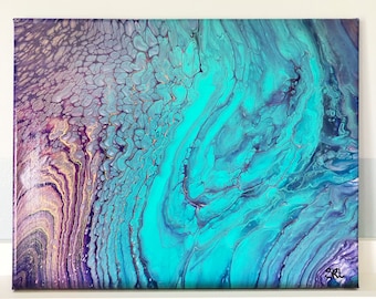 abstrakte Kunst: Ouragan vue depuis l'espace