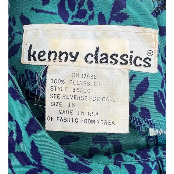 Vintage Kenny Classics Made in the USA 100% Polye… - image 6
