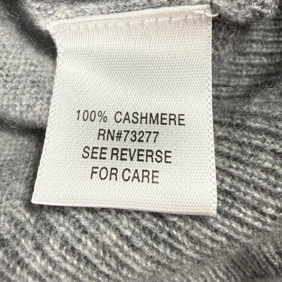 APT. 9 100% Cashmere Gray Button Front Cardigan S… - image 7
