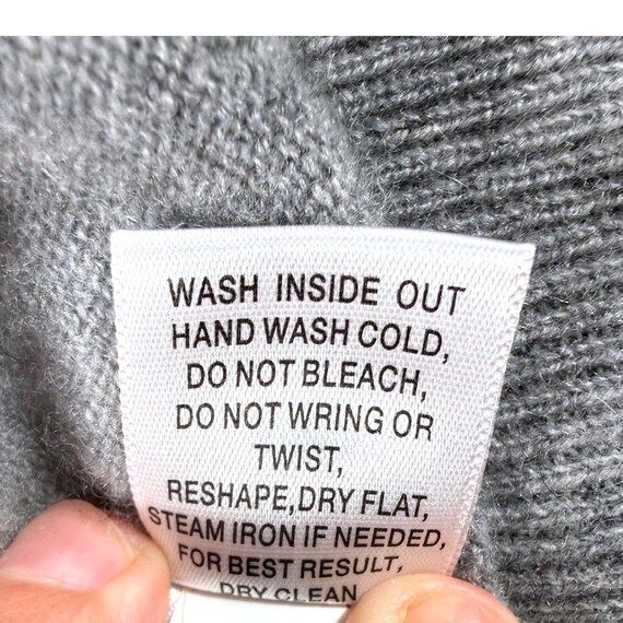 APT. 9 100% Cashmere Gray Button Front Cardigan S… - image 8