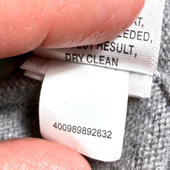 APT. 9 100% Cashmere Gray Button Front Cardigan S… - image 9