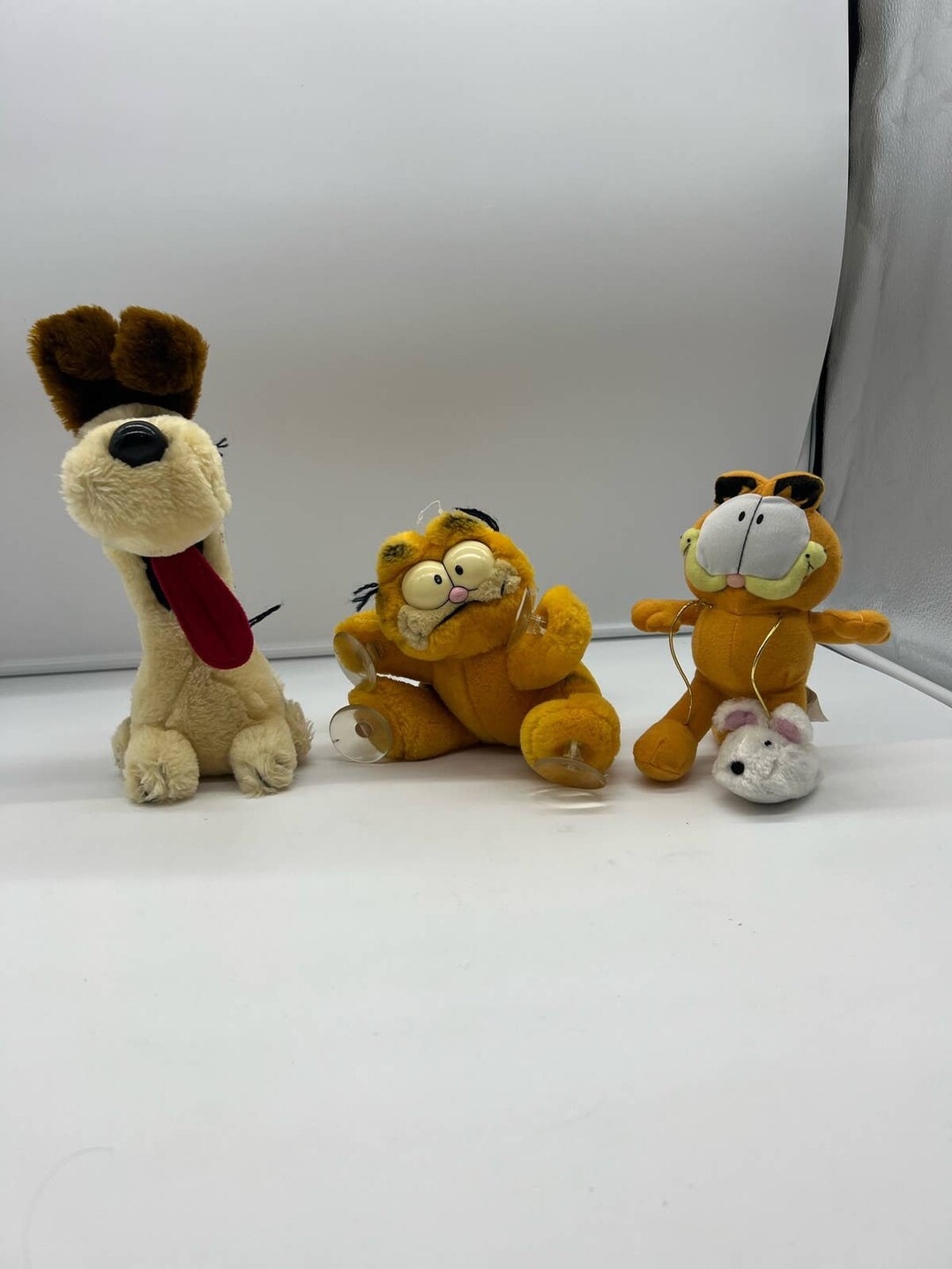 1978-1981 GARFIELD Window Suction Cup Plush Odie 1983 Plush - Etsy