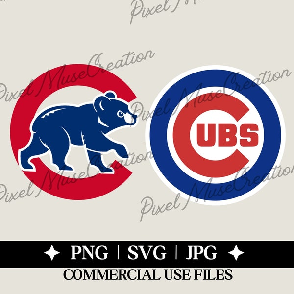 Illinois Png, Baseball Bundle Svg, Chicago Png, Baseball Logo Svg, Svg For Shirts, United States Svg, Cubs Svg, Cubs Decal, Cricut Projects