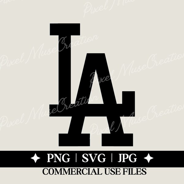 LA Svg, Baseball Svg, Los Angeles Silhouette, California Png, City Of Angels, Baseball Svg Design,Game Day Png, Svg For Shirts,United States