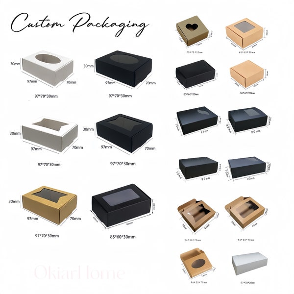 Custom Boxes Window Etsy