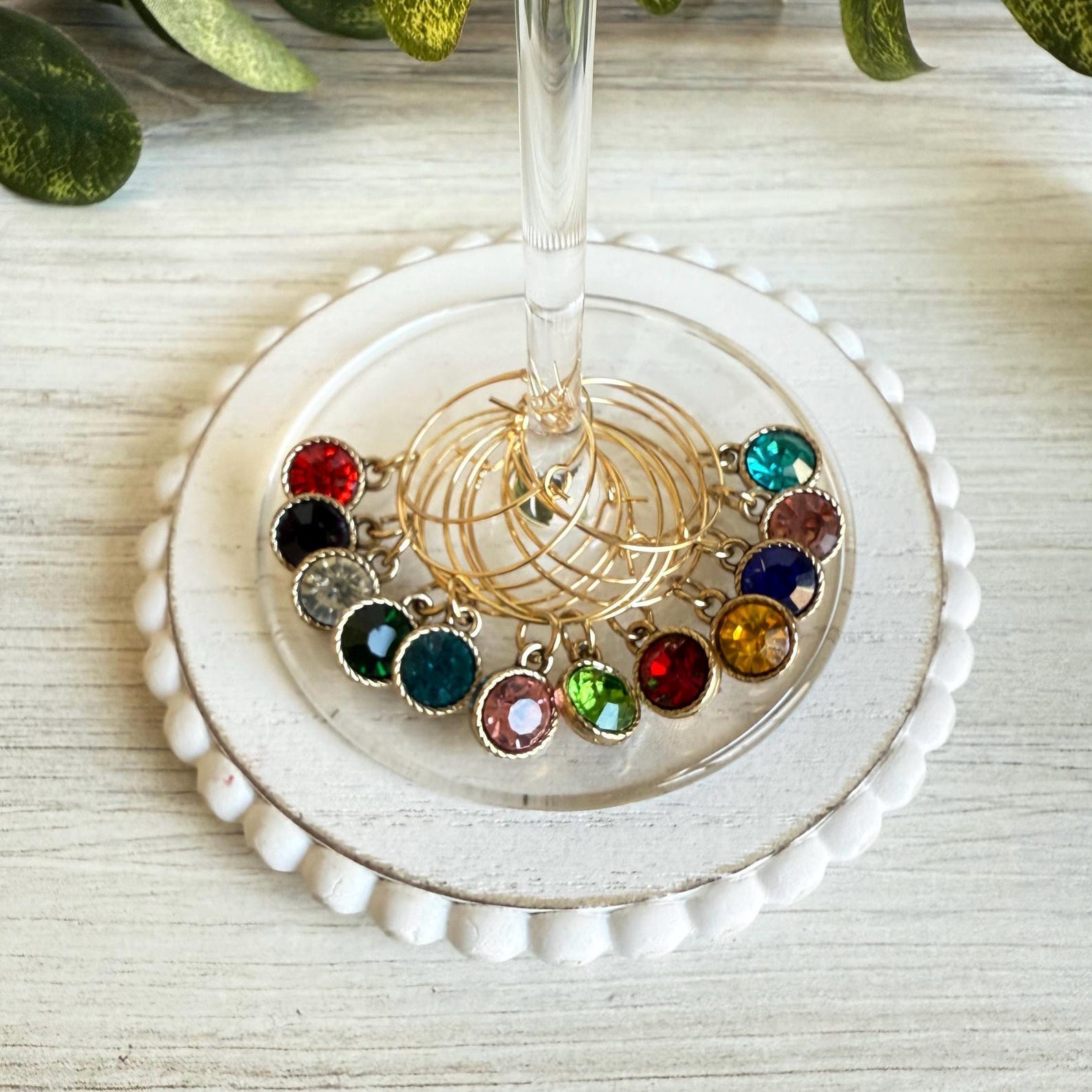 Wine charms, Set of 12