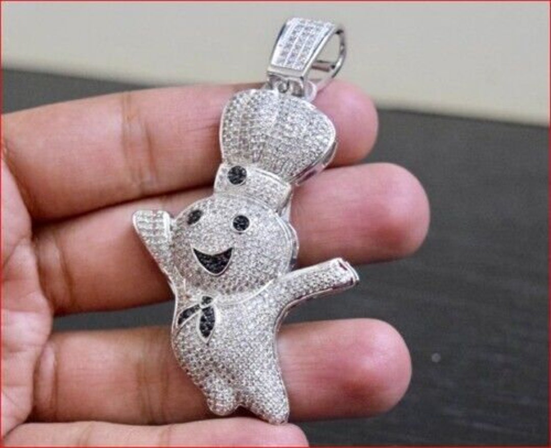 Diamond Iced Out Cartoon Pendant Diamond Griffin Pendant Etsy