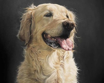 Custom Dogs, Cats or any pet Portrait, Oil Painting On Canvas