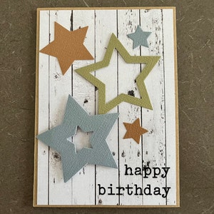 Cartes d’anniversaire faites à la main