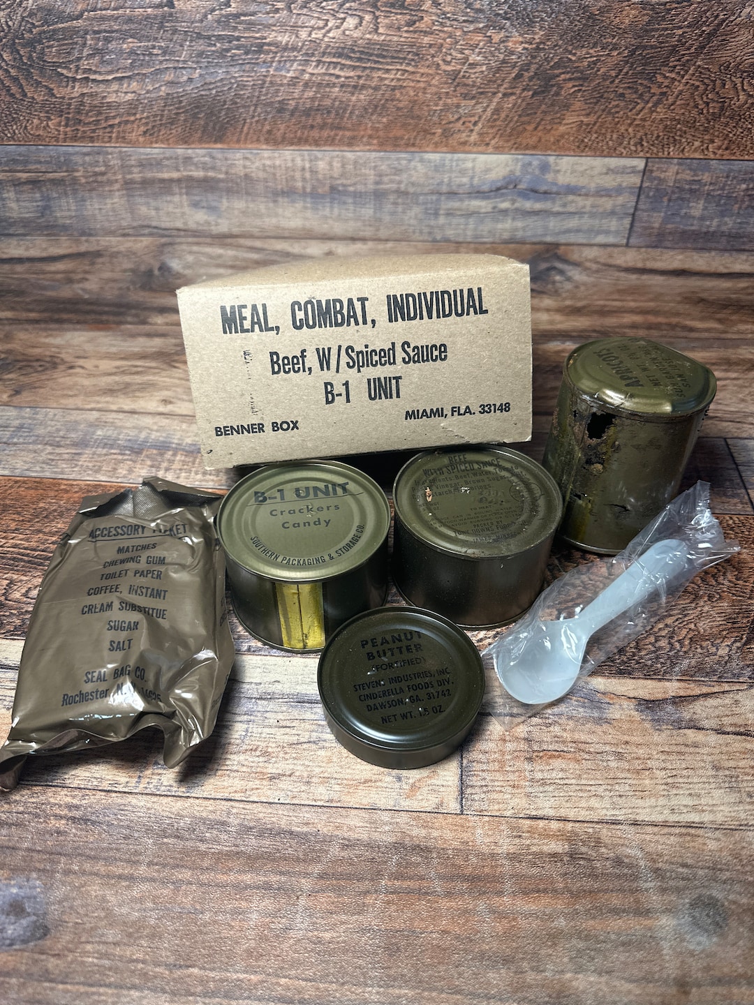 Cration 1970s US MILITARY Vietnam War Tuna Fish Complete Etsy