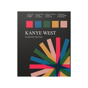 Kanye West - My Beautiful Dark Twisted Fantasy (Poster Print)