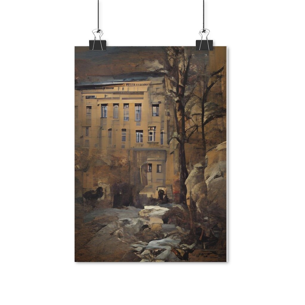 Berghain - Designed by AI (Poster Print)