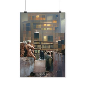 Berghain Nightclub - Designed by AI (Poster Print)