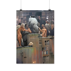 Berghain Nightclub - Designed by AI (Poster Print)
