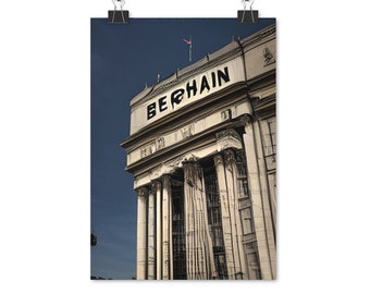Berghain - Designed by AI (Poster Print)