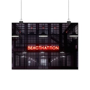 Berghain - Designed by AI (Poster Print)
