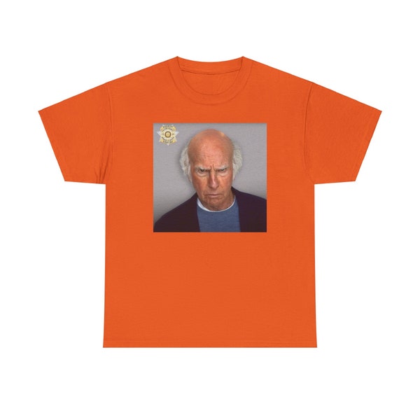 Larry David Mugshot Tee - Curb Your Enthusiasm Series Finale