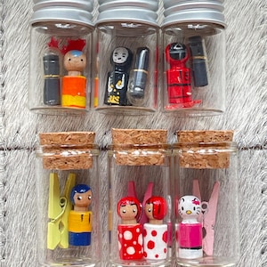 Cute Mini Lucky Jar | Handmade Character Inspired Collectible | Choose Design