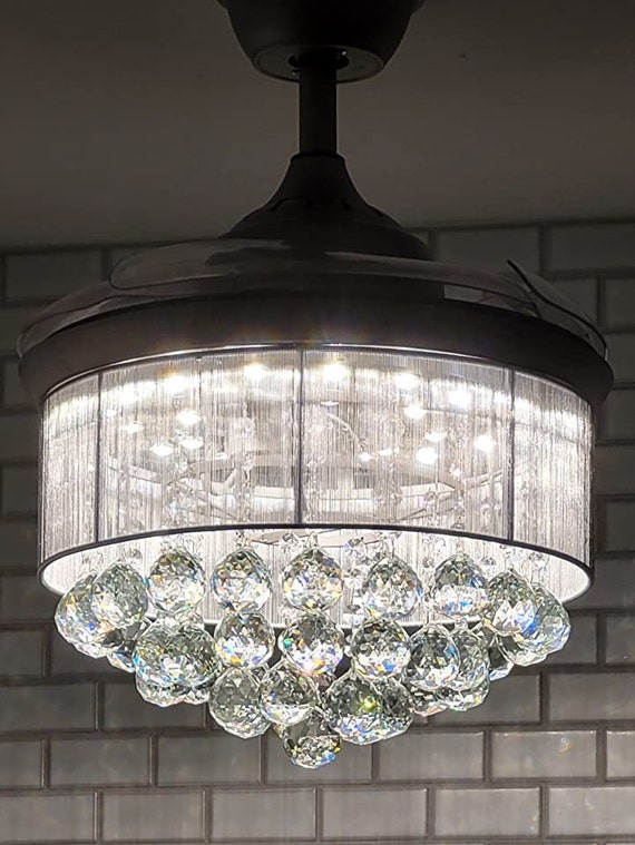 Flush ceiling fan with on sale light and remote