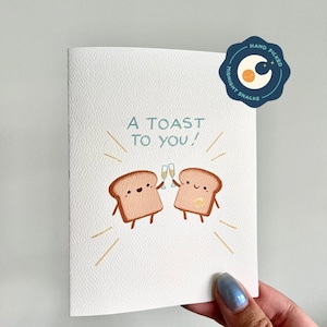 Un toast à vous ! - Carte de voeux de célébration de félicitations