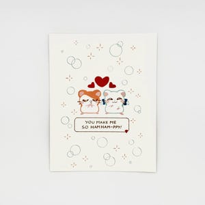 Hamtaro & Bijou – Biglietto d'auguri per anniversario di compleanno immagine 1