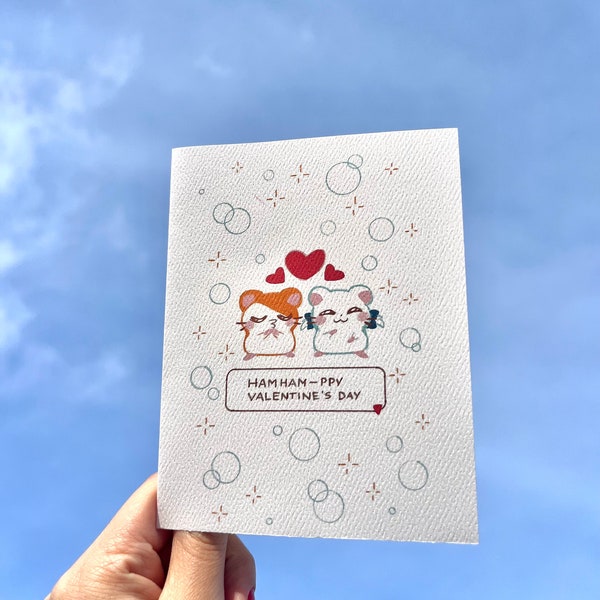 Hamtaro & Bijou - Valentine’s Day Greeting Card