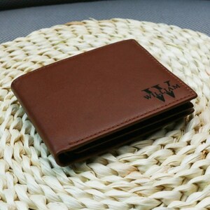 Personalized Wallet,Mens Wallet,Engraved Wallet,Leather Wallet,Custom Wallet,Boyfriend Gift for Men,Gift for Him, Gift for Dad