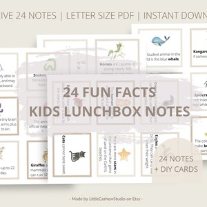Lunchbox-notities voor kinderen, lunchbox-notities voor kinderen, positieve notities, bevestigingskaarten, inspirerende kaarten, sjablonen, leuke weetjes, grappen