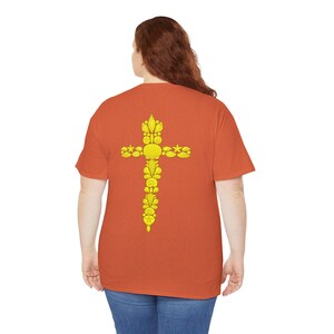 Sea Shell Cross T-Shirt | Yellow