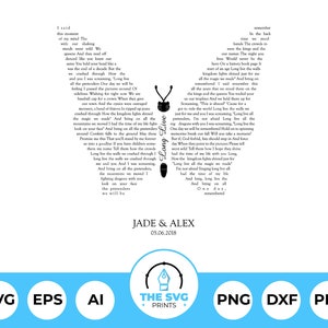 Butterfly Lyrics, SVG, Custom Lyrics Song, Personalized Lyrics, Custom Gift SVG, Wedding Wows, Birthday Gift, First Song, Custom Poem Svg