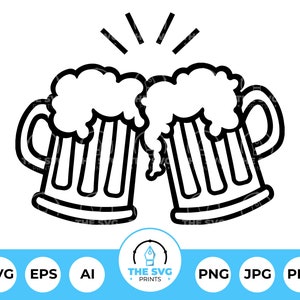 Bierkrug Cheers svg, Bier svg, Bar Freunde, Feier svg, Geschenk für Freunde