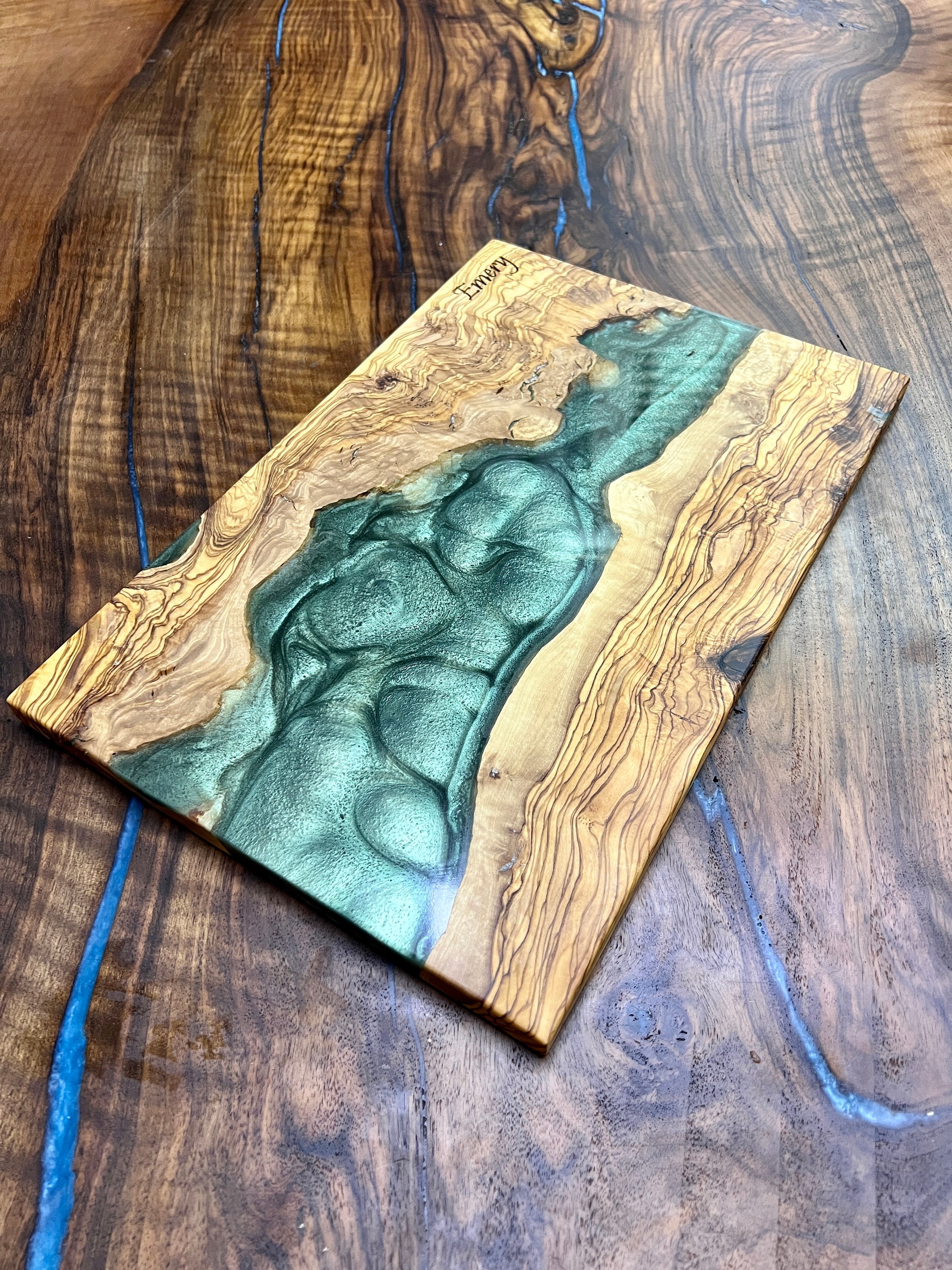 Epoxy River Cutting Board Resin Charcuterie Board Resin Etsy Australia