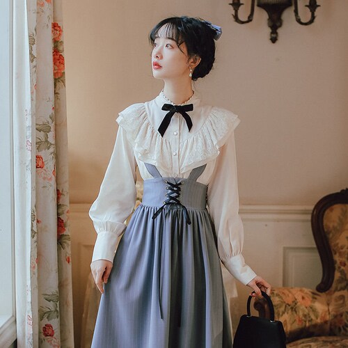 Josephine Vintage Dress Victorian Dress Abiti Vittoriani Etsy