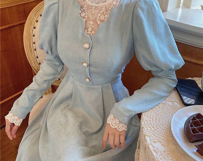 Josephine Vintage Dress Victorian Dress Abiti Vittoriani Etsy