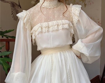 Vintage dress Shirley, Victorian dress, Abiti vittoriani, edwardian, 1900s Viktorianisches, Vintage Dress, French