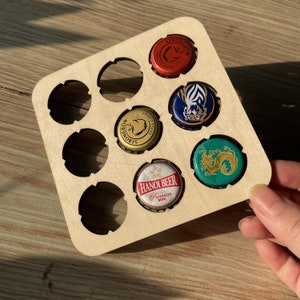 Tapetes de cerveza, Gorra de cerveza Coleccionero Coaster Regalo de regalo de cumpleaños para él, regalo para papá en el Día del Padre