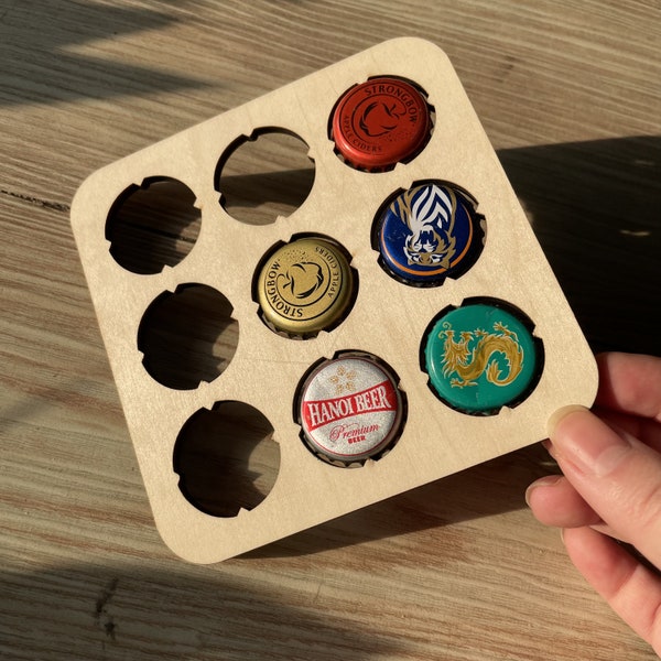 Beer mats, Beer Cap Collector Coaster Birthday Present Gift For Him, Gift for Dad in Father's Day