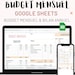 see more listings in the Budget Google Sheets section