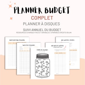 BUDGET PLANNER complet en Français à DISQUES A4 ou A5 Non Daté Budget annuel, mensuel et bonus Budget Base Zéro et Enveloppes Budget image 8