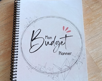 BUDGET PLANNER A5 en Français | Non Daté | Budget annuel, mensuel et bonus | Budget Base Zéro et Enveloppes Budget