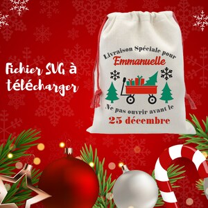 Weihnachtsstrumpf, Weihnachtsmannsack, SVG-Datei zum Download
