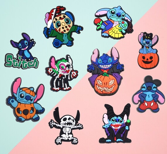 Stitch & Angel Rubber Shoe Charms